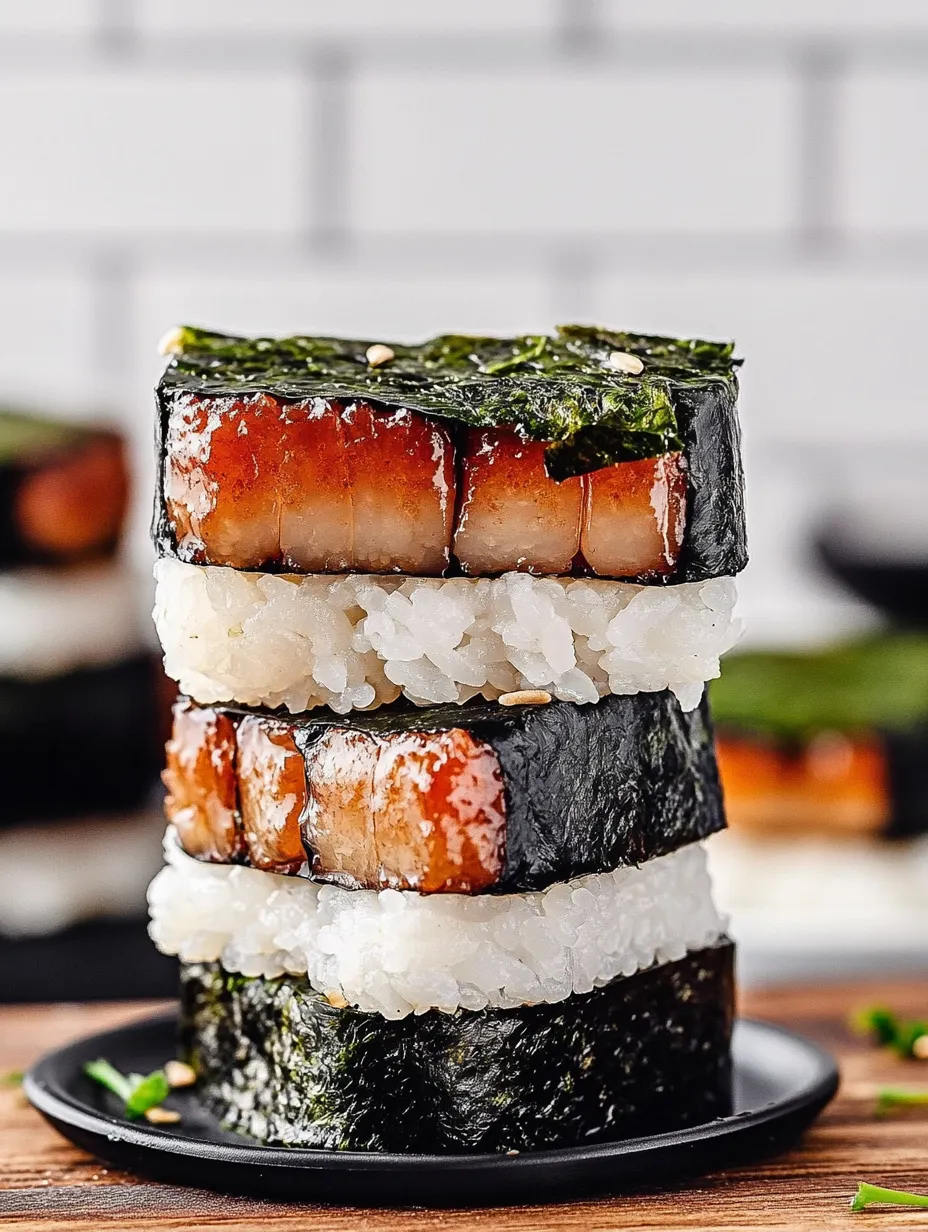 Easy Hawaiian Spam Musubi With Sushi Nori Seaweed