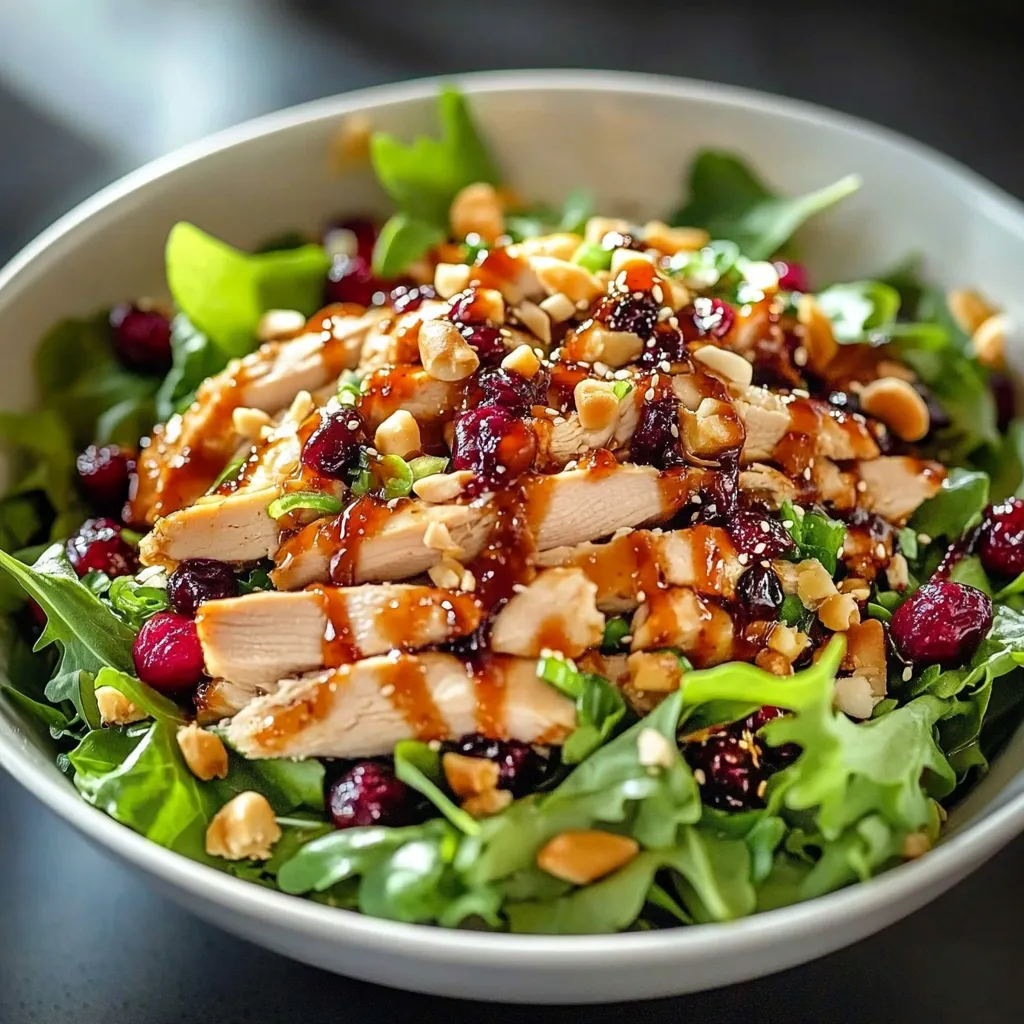 Asian Chicken Cranberry Salad