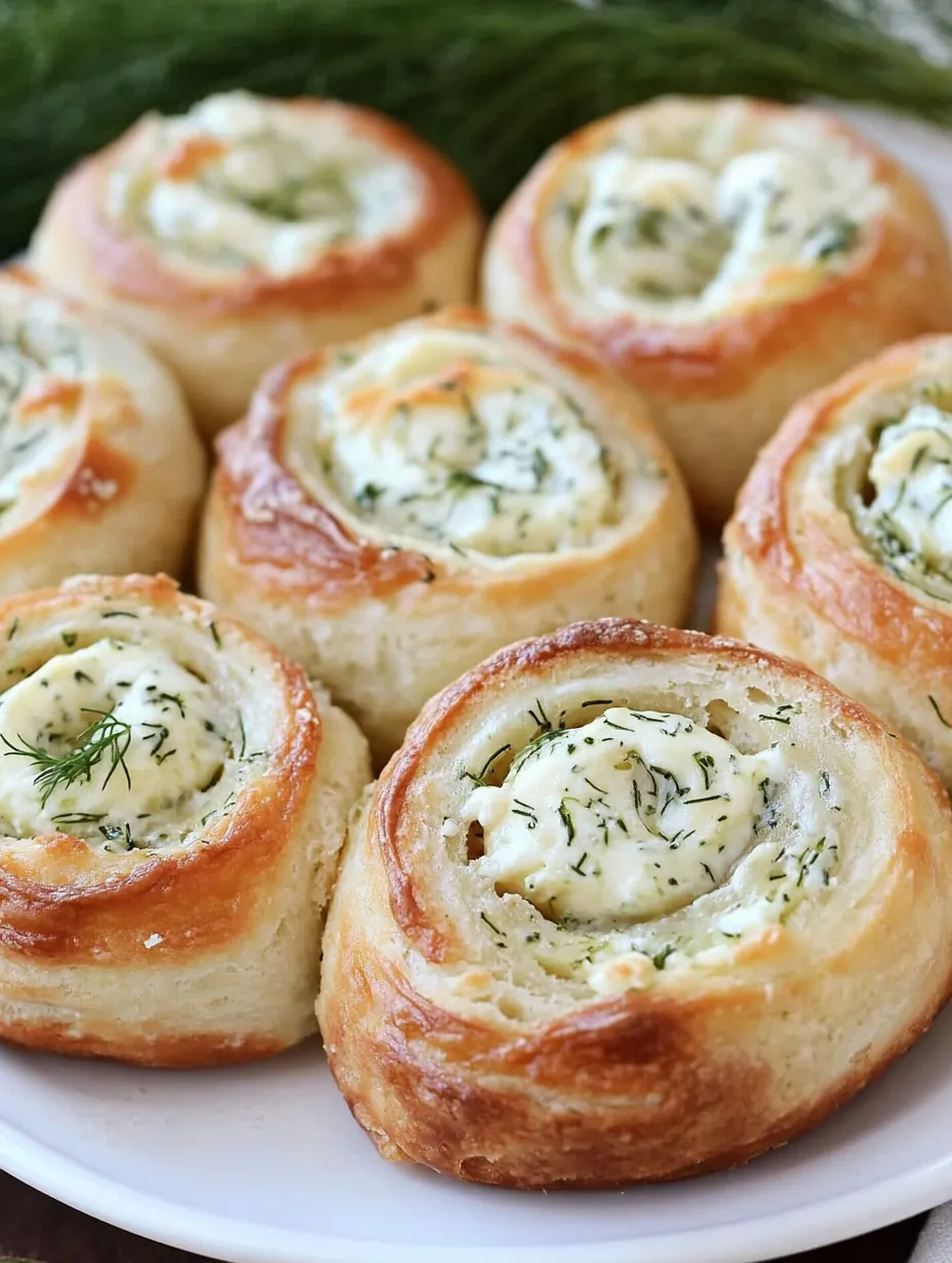 Dill Pickle Crescent Spirals Recipe