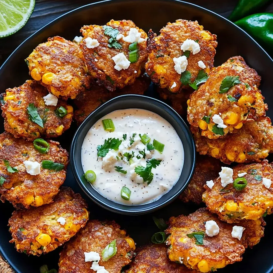 Mexican Street Corn Fritters