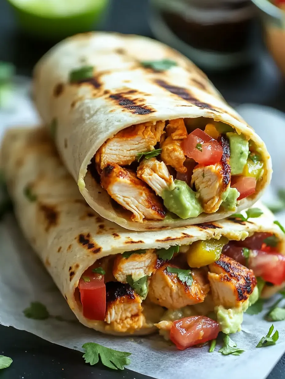 Chipotle Ranch Grilled Chicken Burrito Recipe