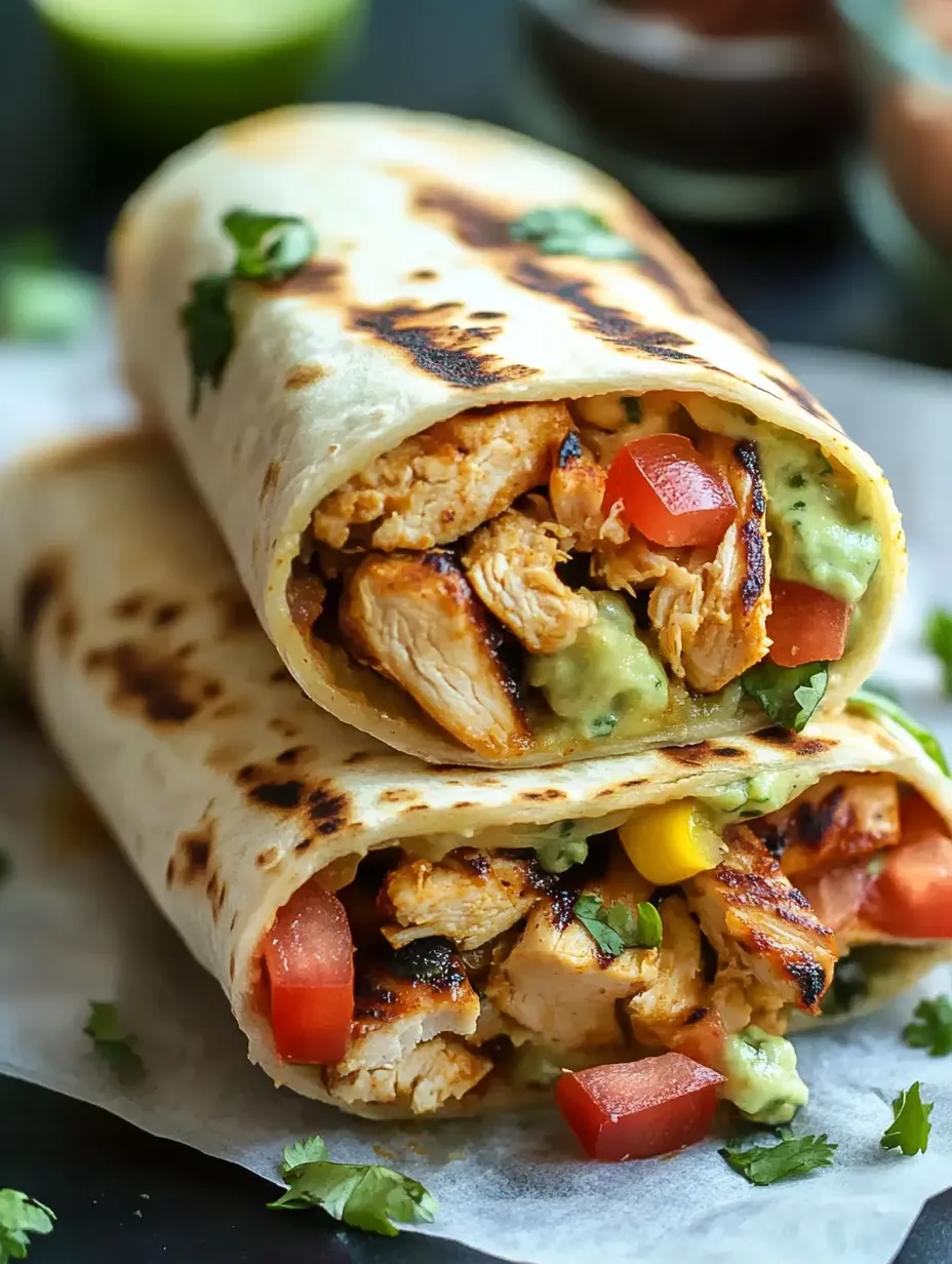 Easy Chipotle Ranch Grilled Chicken Burrito Recipe