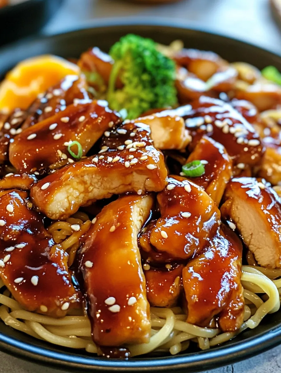 Chicken Teriyaki Noodles Recipe