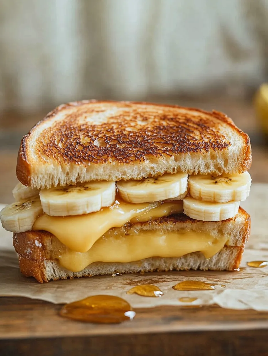 Honey Banana Grilled Cheese Recipe