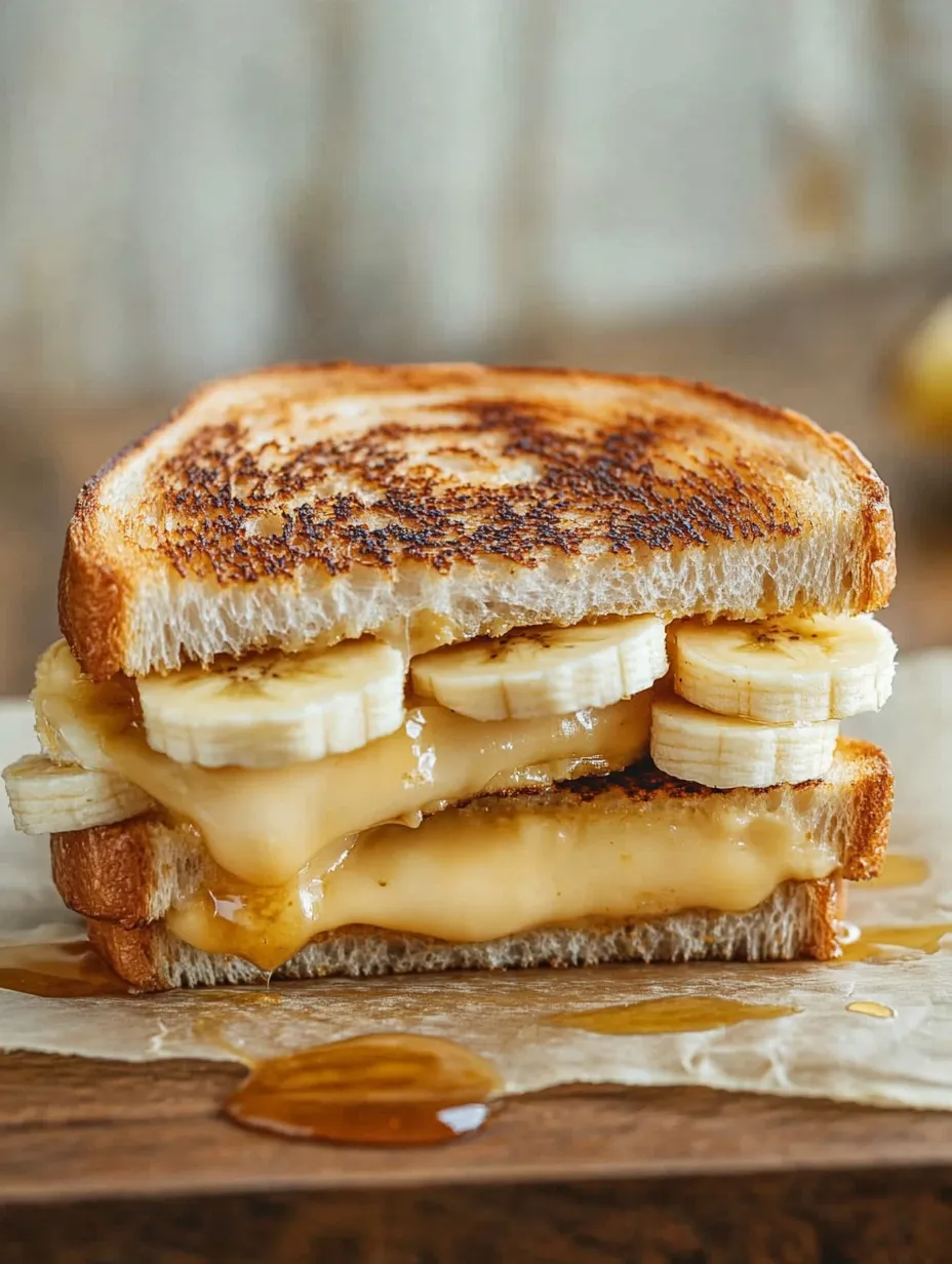 Easy Honey Banana Grilled Cheese Recipe