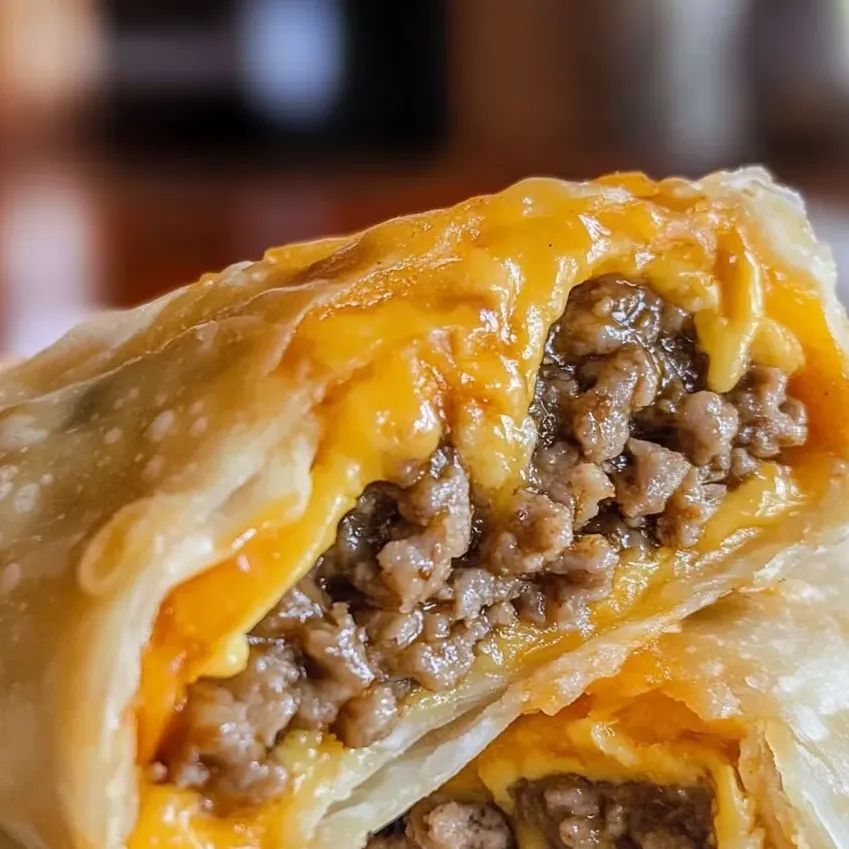 Cheeseburger Egg Rolls