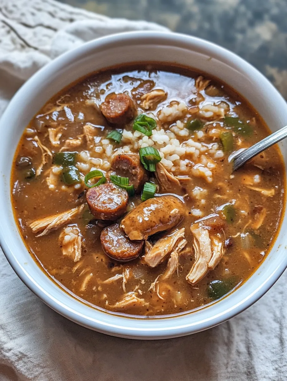 Easy Chicken and Sausage Gumbo Recipe