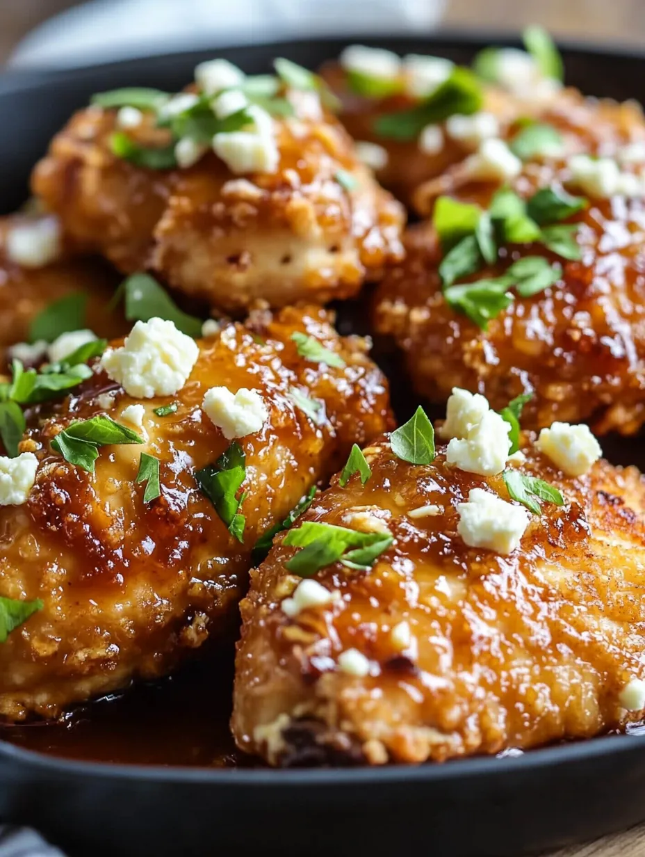 Crispy Hot Honey Feta Chicken Recipe