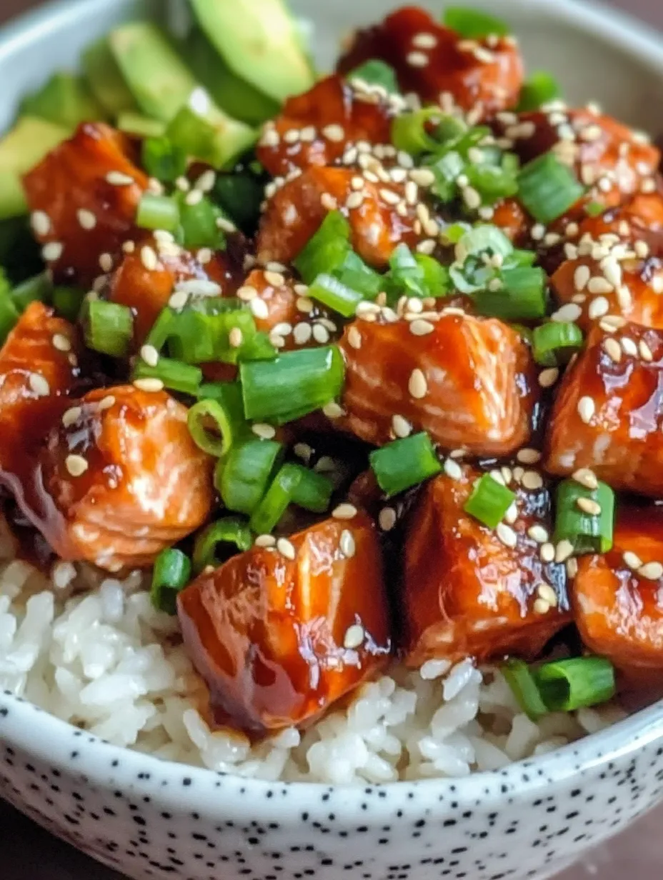 Easy Honey Sriracha Salmon Bowls Recipe