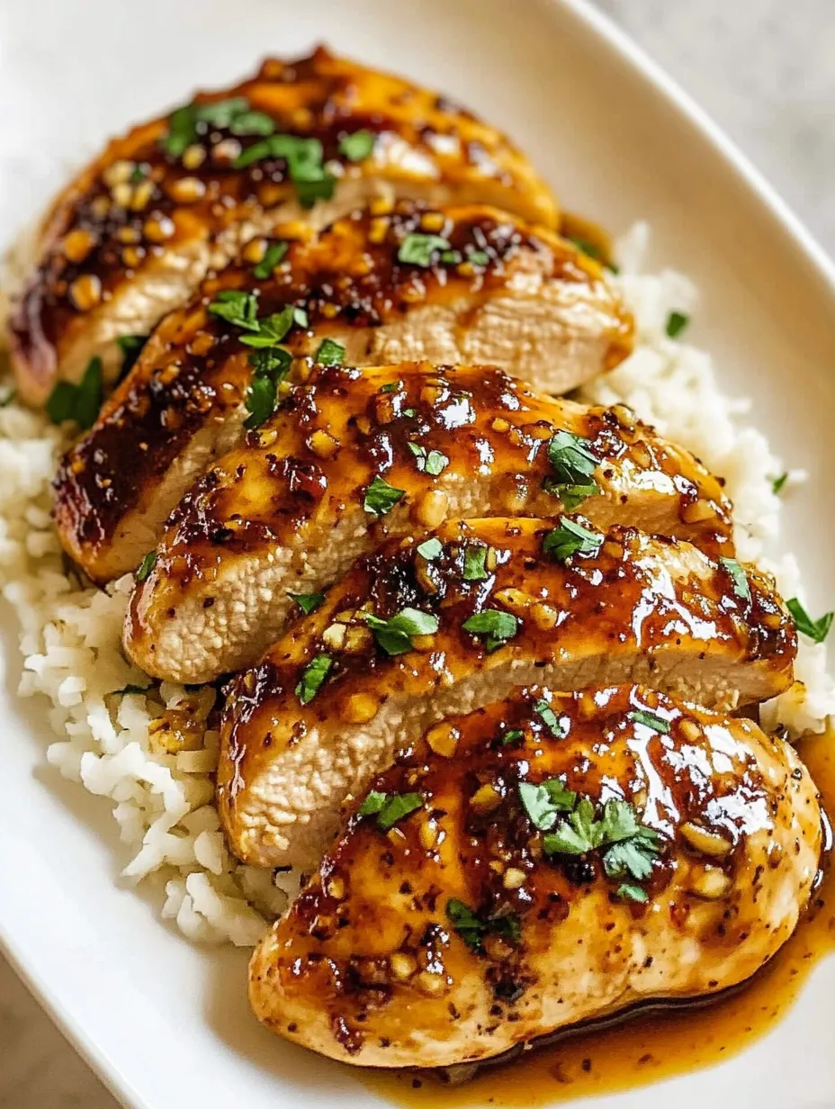 Honey Garlic Chicken Breasts Recipe