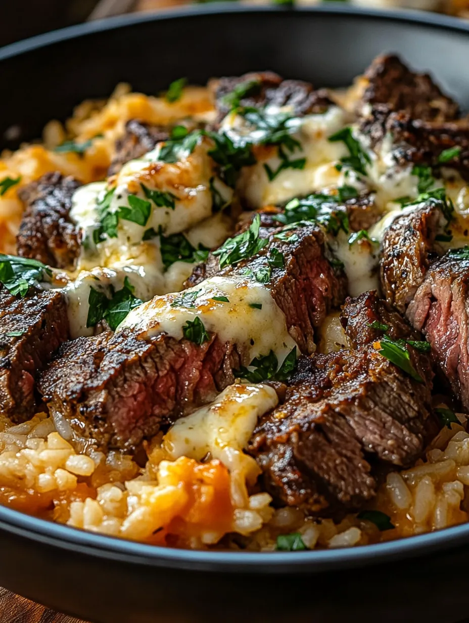 Steak & Queso Rice Recipe
