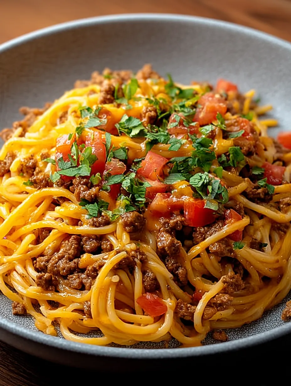 A bowl of spaghetti with meat and tomatoes Recipe.