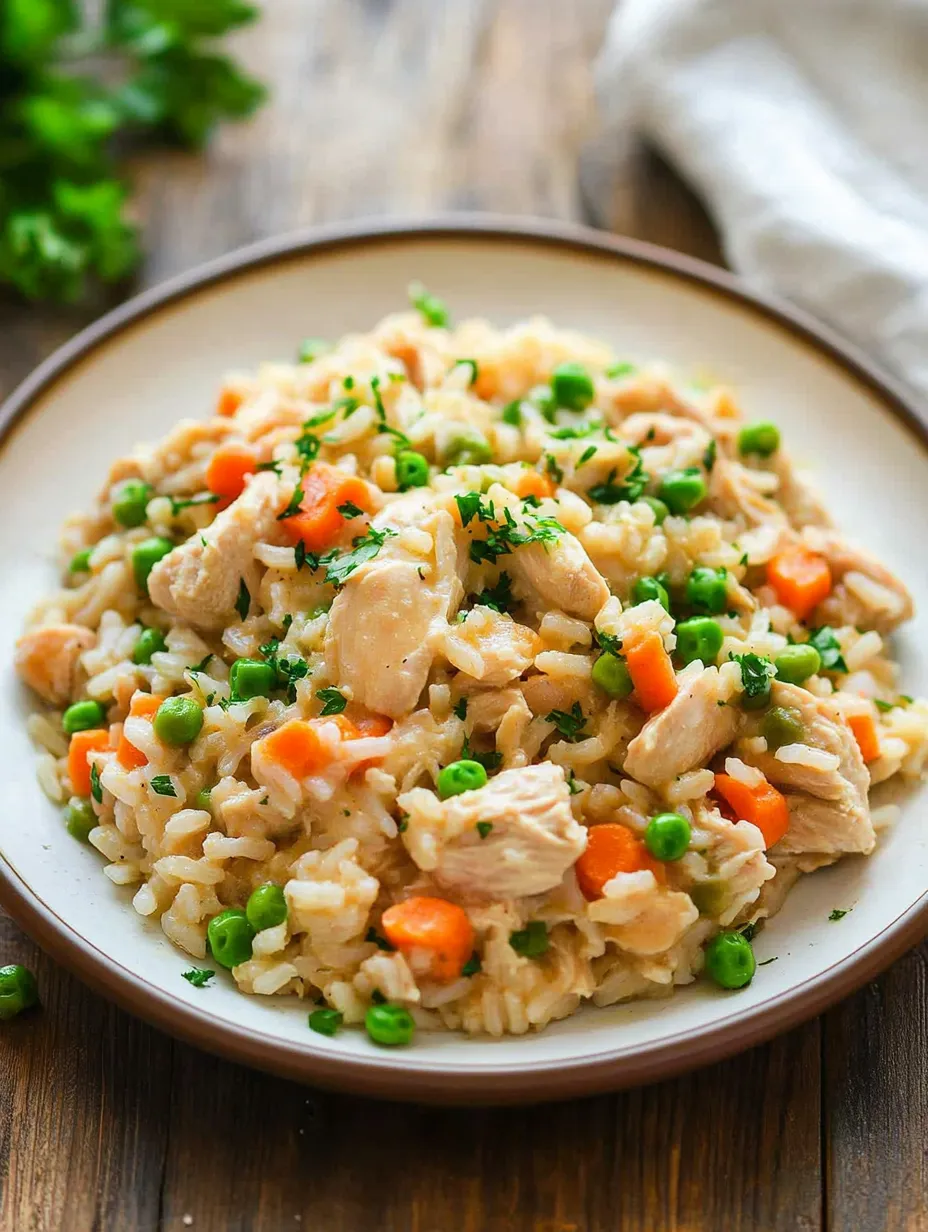 A plate of rice and chicken.