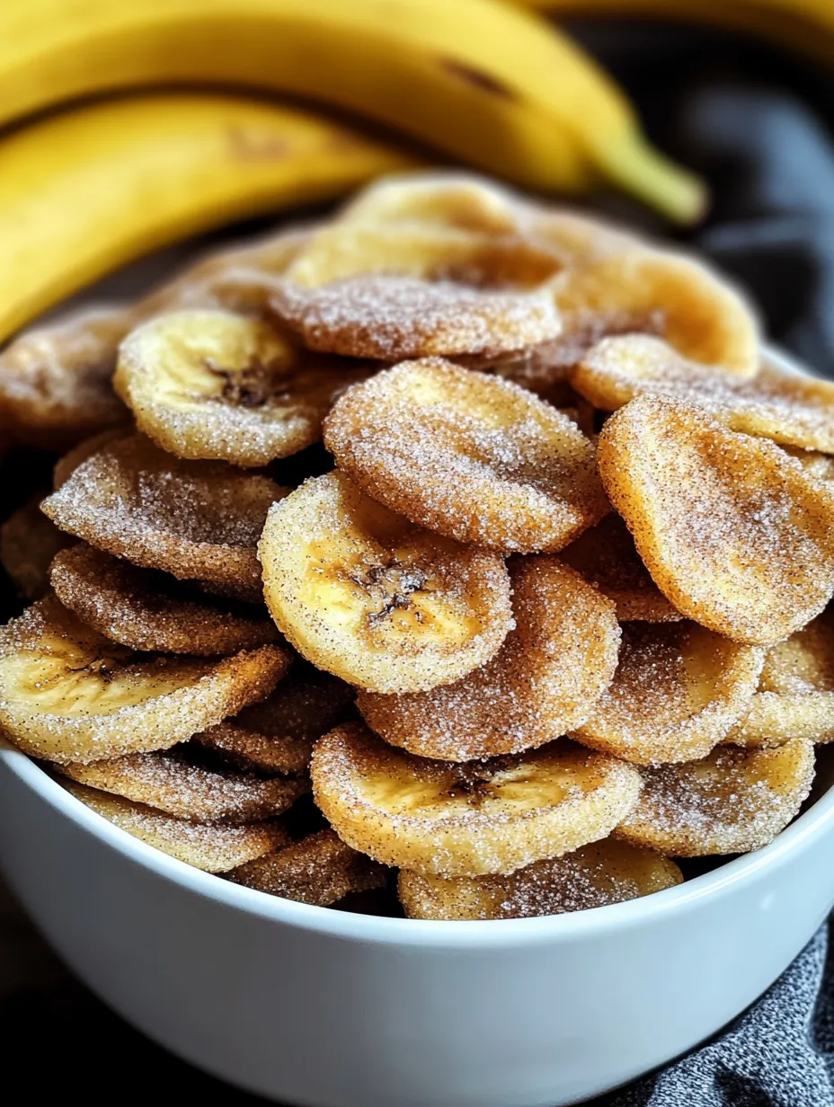 A bowl loaded with banana chips.