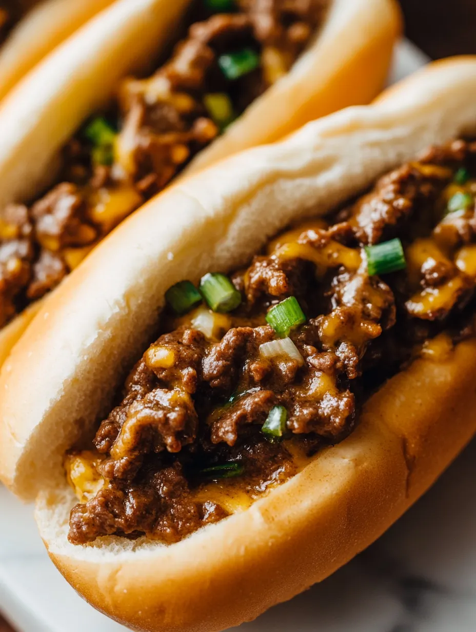 A cheesy beef sandwich bread.