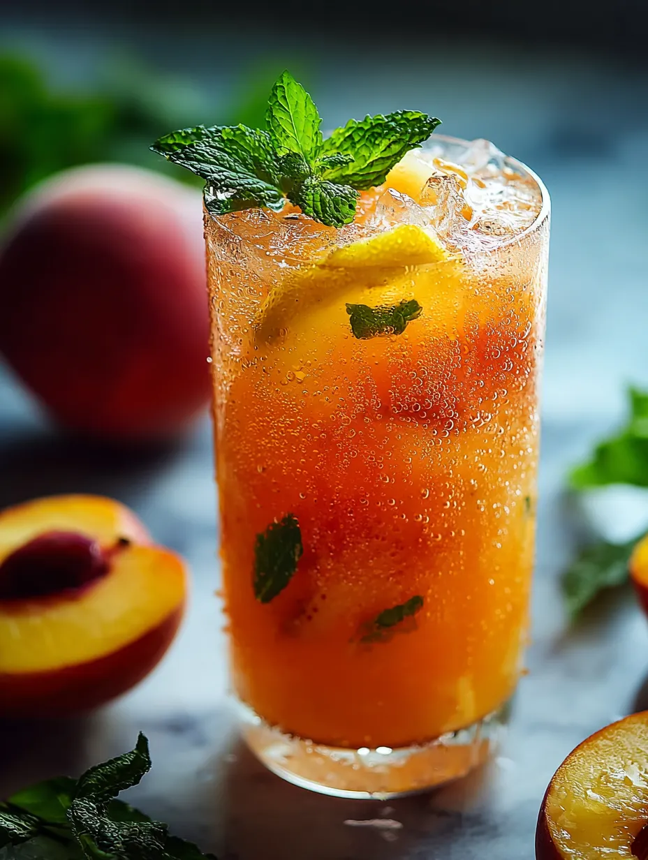Glass of orange juice with a lemon wedge on the rim.