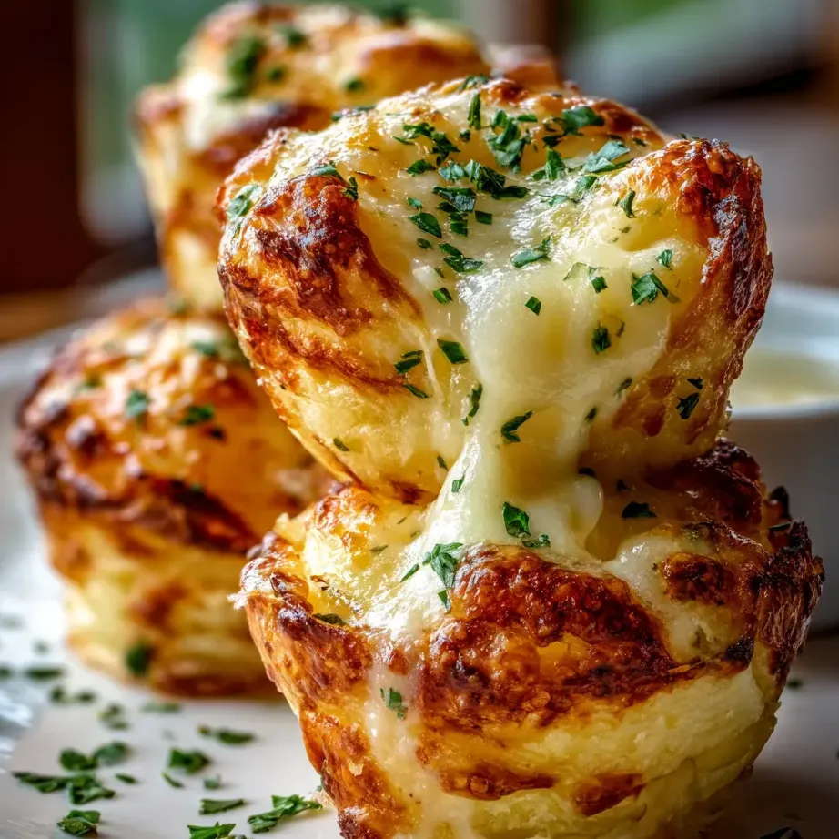 Three cheese balls piled on a white plate.