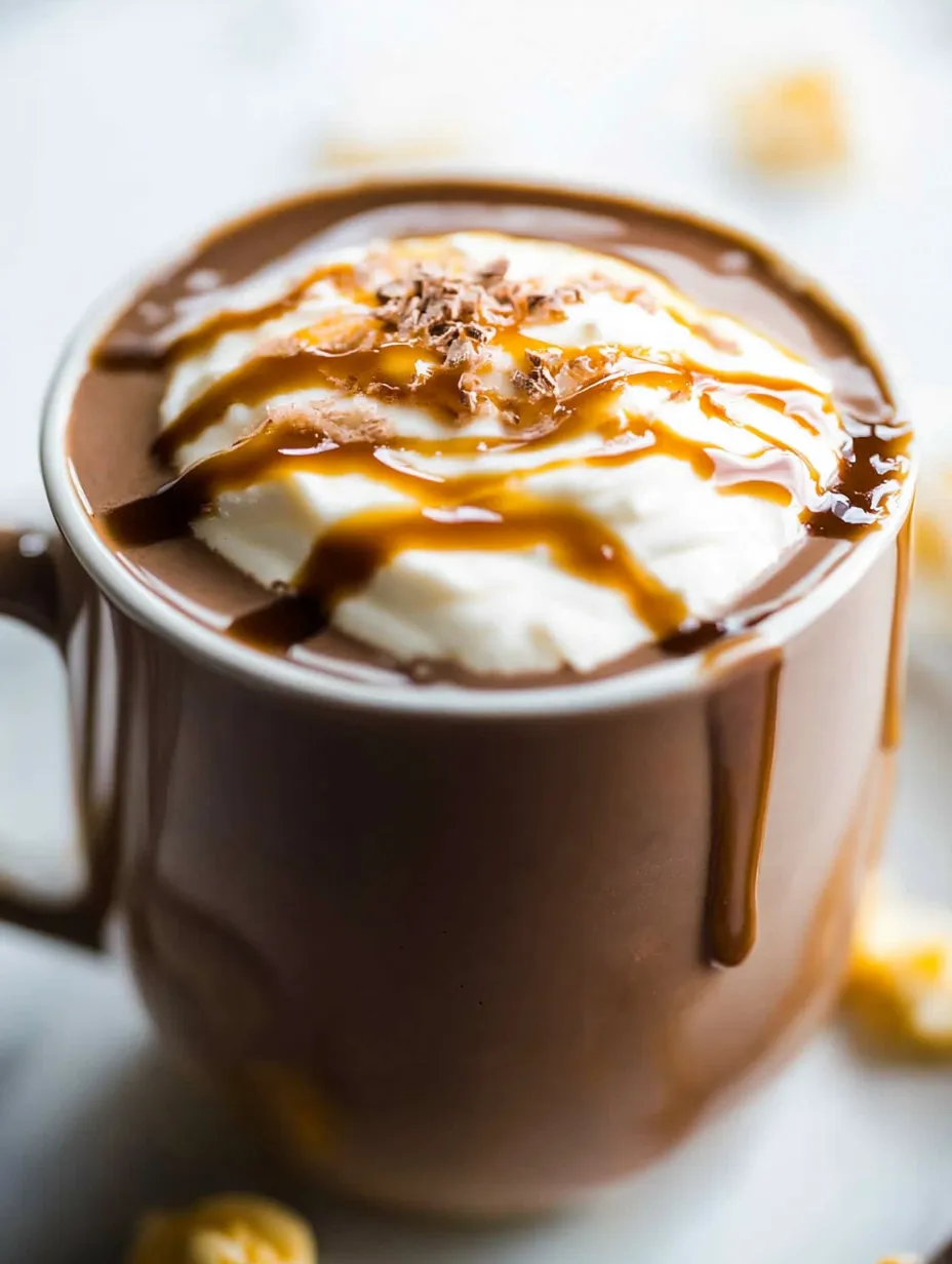 A cup filled with chocolate chocolate, topped with sweet whipped cream.