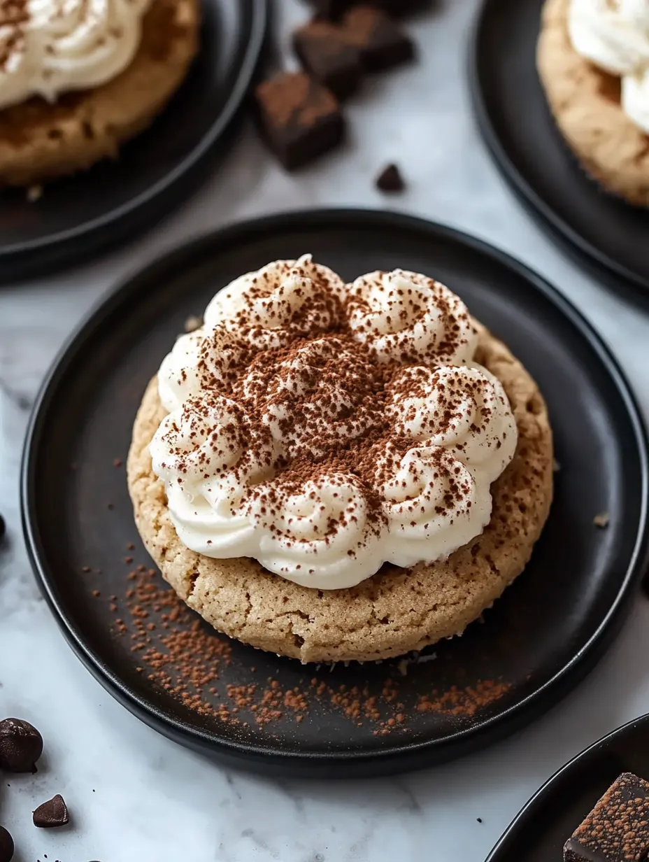 A cookie with white frosting and chocolate sprinkles.
