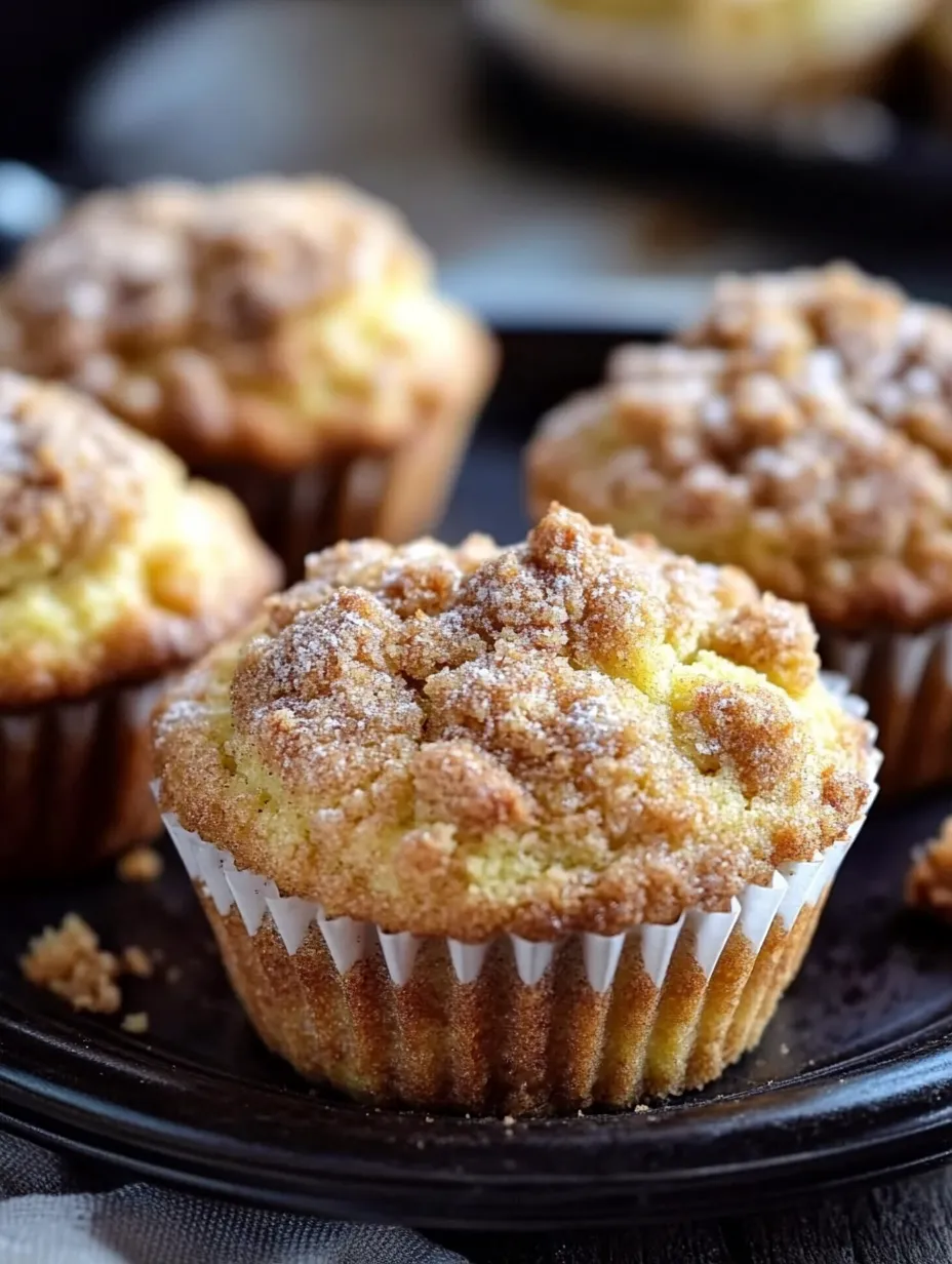 Cupcake topped with brown sugar crumbs.