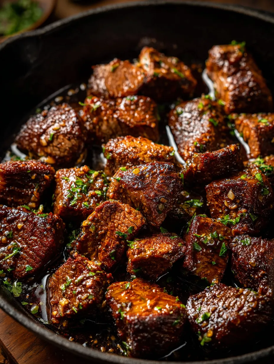 A bowl of meat with green toppings.