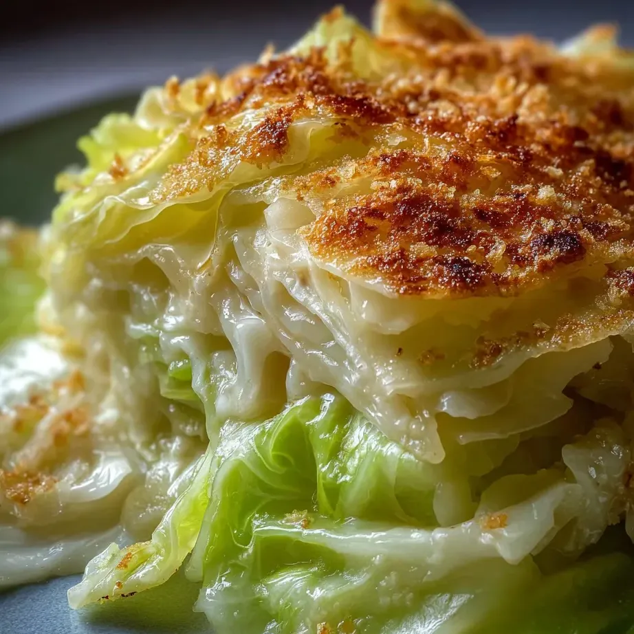 A plate of food topped with broccoli, creamy sauce, and crumb topping.