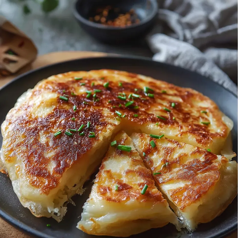 Pizza wedge topped with fresh green herb.