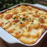 Dad’s Creamy Cheesy Au Gratin Potatoes