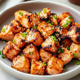 Crispy Spicy Salmon Bites