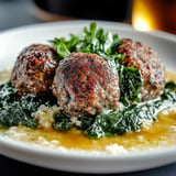 Spinach & Meatballs