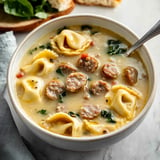 Sausage Tortellini Soup