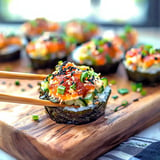 Viral TikTok Baked Sushi Cups