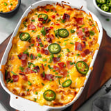 Keto Jalapeno Popper Casserole