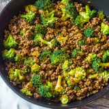 Honey Garlic Ground Beef and Broccoli