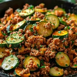 Ground Turkey and Zucchini Skillet