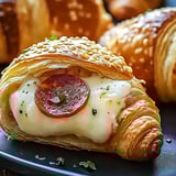 Mozzarella Pepperoni Croissant Rolls