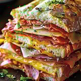 Classic Italian Muffuletta Sandwich
