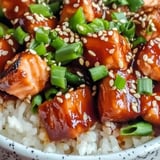 Honey Sriracha Salmon Bowls