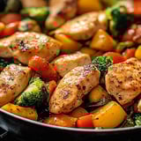 Healthy Chicken and Vegetables Skillet