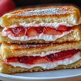Fried Strawberry Cheesecake Sandwiches